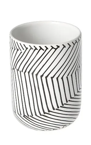 FRESH CODE lines стакан д/ванной керамика 74999